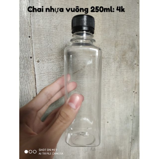 Giảm Giá Chai Nhựa Vuông 250Ml - Beecost