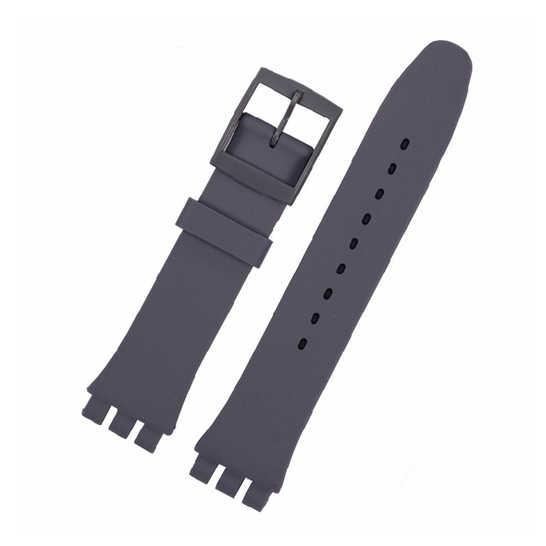 Dây đeo đồng hồ thay thế bằng cao su silicone 17mm 19mm