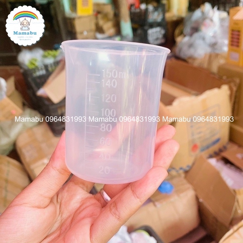 Ca Đong Chia Vạch Chế Biến Đồ Ăn Dặm Cho Bé Dung Tích 150ml Có Vạch Chia Nhỏ Giúp Đong Chính Xác Nhanh Chóng Mamabu