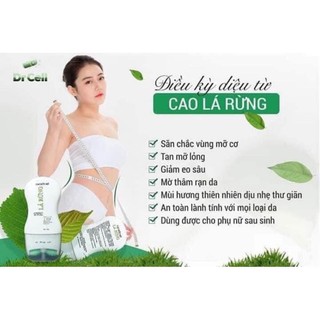 TẶNG KÈM NỊT - Thanh lăn gel đốt mỡ cao lá rừng DR CELL