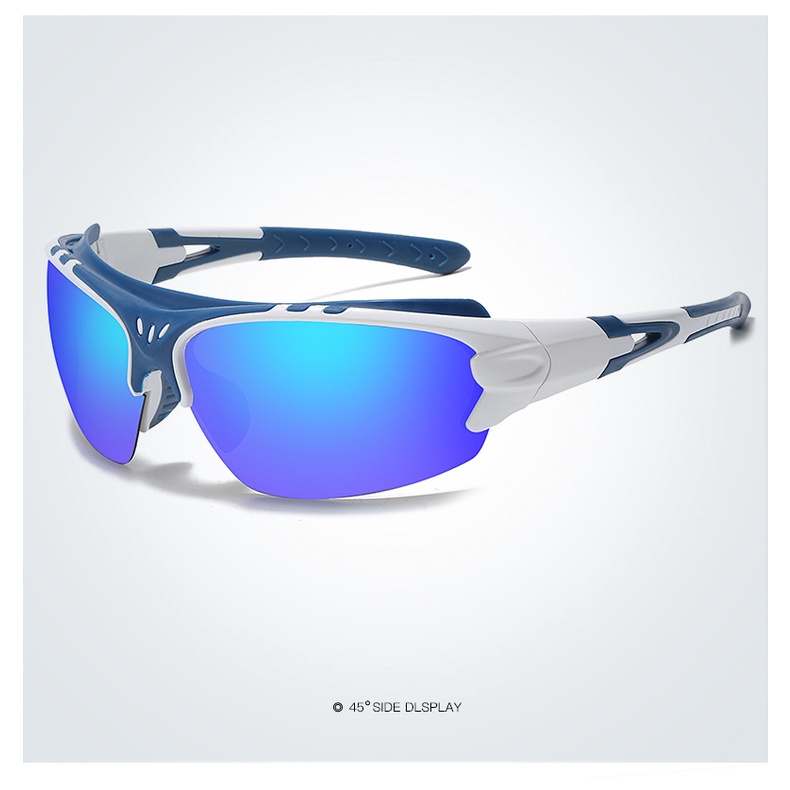 Kính mát phân cực thời trang thể thao chạy xe đạp ngoài trời chống gió cho nam và nữ
