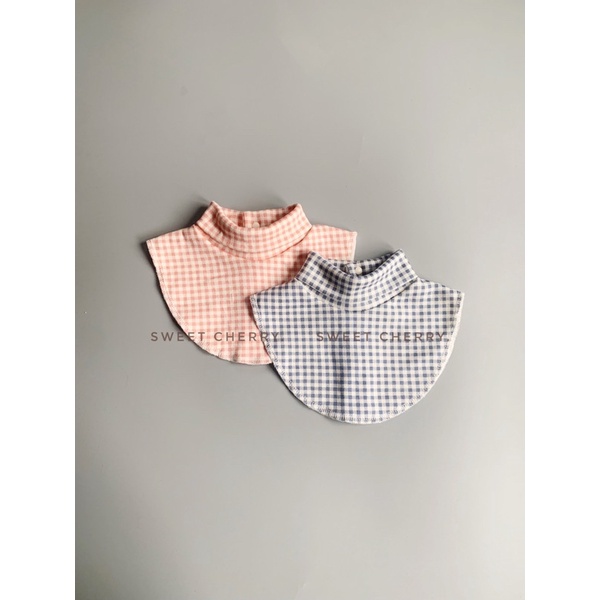 Yếm cổ cao gập style hàn quốc xịn xò
