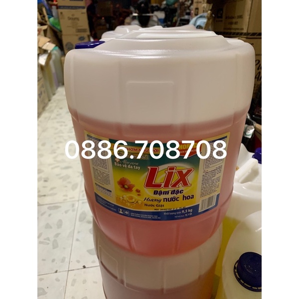 Nước giặt Lix hương hoa 9.5kg