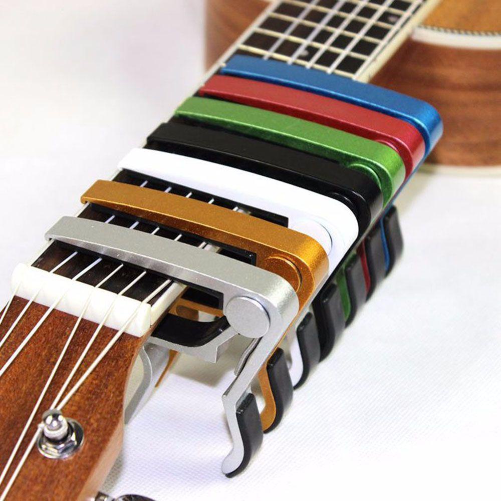 Set 2 Capo Bằng Hợp Kim Nhôm Thay Đổi Tông Màu Sắc Dành Cho Đàn Ukulele