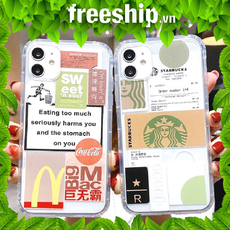 STARBUCKS Ốp Lưng Điện Thoại Thời Trang Dành Cho Iphone 12 11 Pro Max X Xs Max Xr 6s 7 8 Plus t57