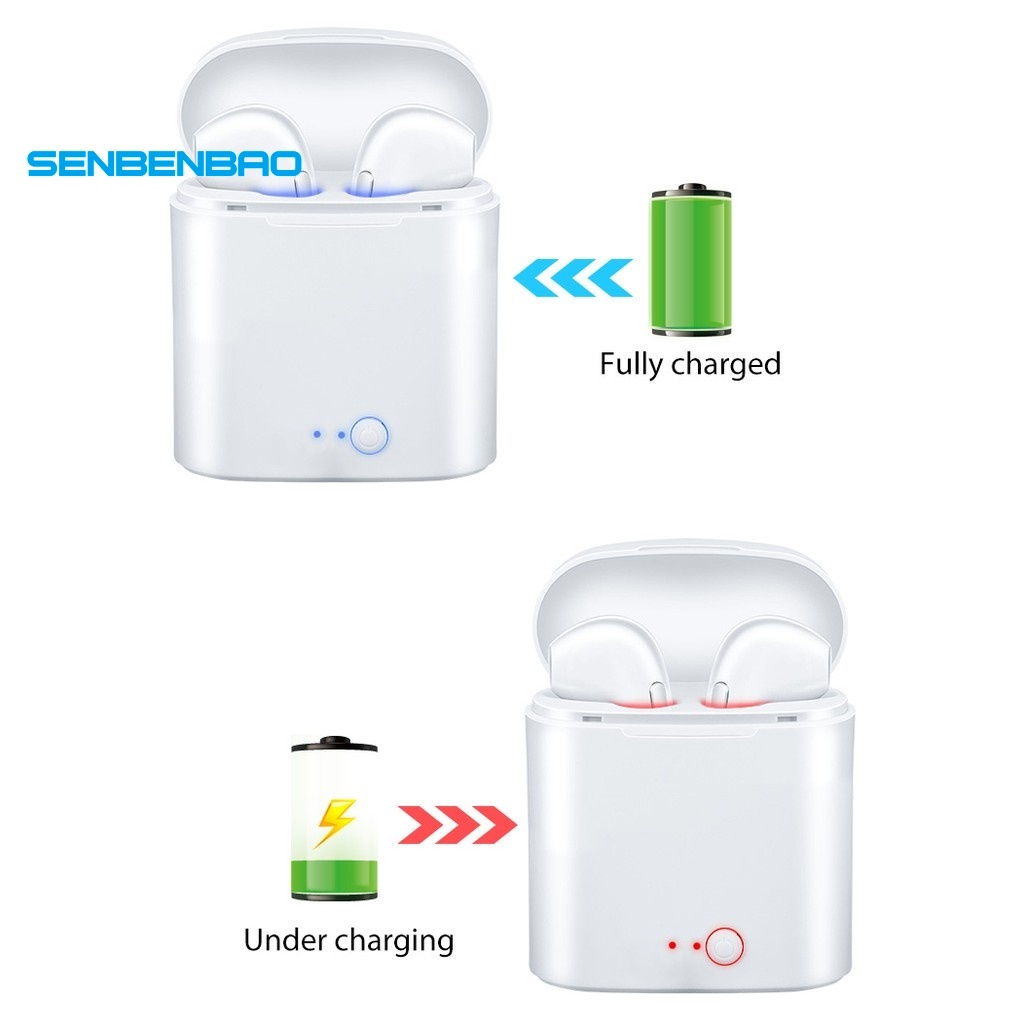 Tai Nghe Thể Thao Không Dây tws i7s bluetooth 5.0 Có mic Và Hộp Sạc Cho Tất Cả Điện Thoại Thông Minh