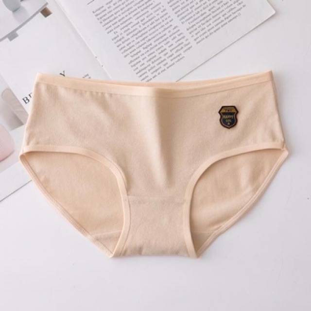 Sét 5 Quần Lót Nữ Cotton Happy Girl Mịn Chất Lượng Cao Cấp { kho Sỉ }