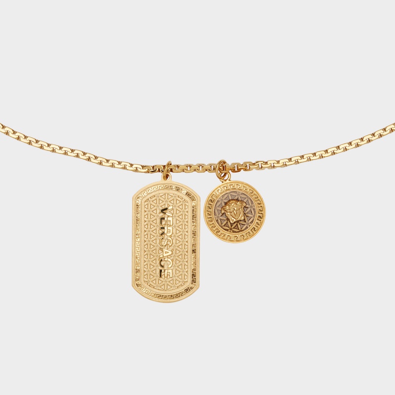 VERSACE [EVERSACE MEDUSA] Mặt Vòng cổ bằng kim loại