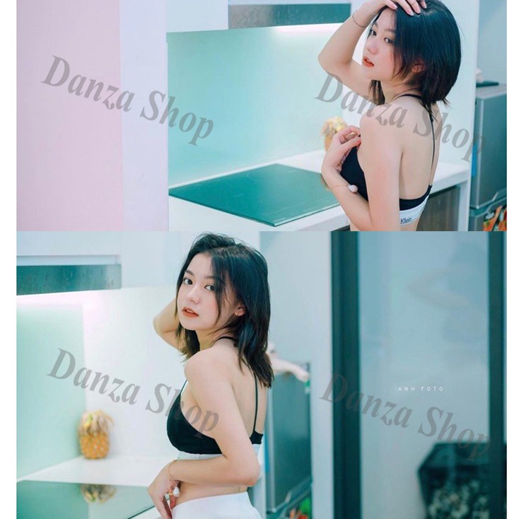 Áo bra cotton CK (Calvin klein). Áo ngực thể thao 2 dây chữ Y - Đồ Lót DANZA SHOP | BigBuy360 - bigbuy360.vn