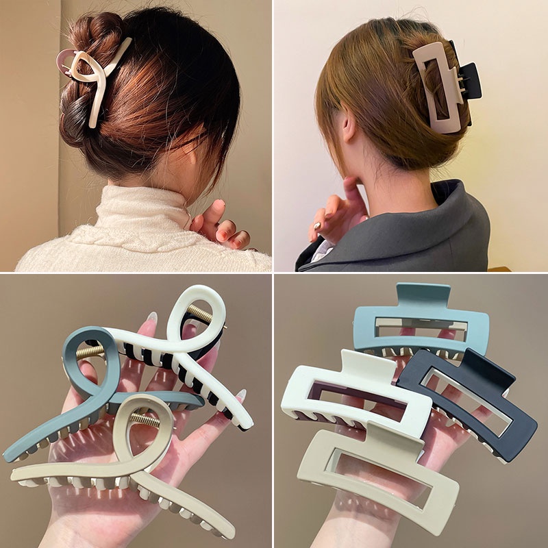 Kẹp Tóc Hai Màu Thời Trang Hàn Quốc Cho Nữ