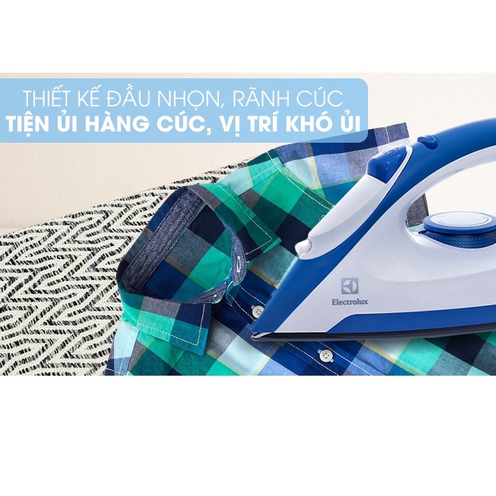Bàn ủi cầm tay ELECTROLUX EDI2004 bàn là quần áo khô có phun tia nước - chính hãng
