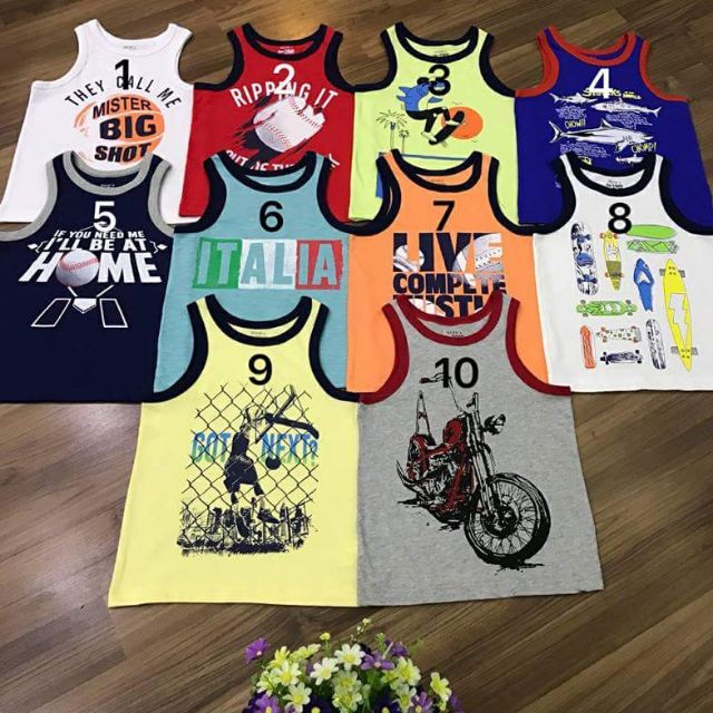 Áo ba lỗ Place size 18-22kg