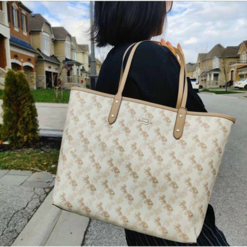 TÚI COACH TOTE DÙNG 2 MẶT