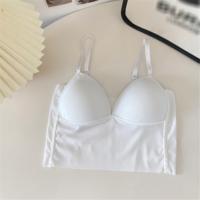 Brroa Áo Ngực Thể Thao Hai Dây Màu Trơn Gợi Cảm Cho Nữ