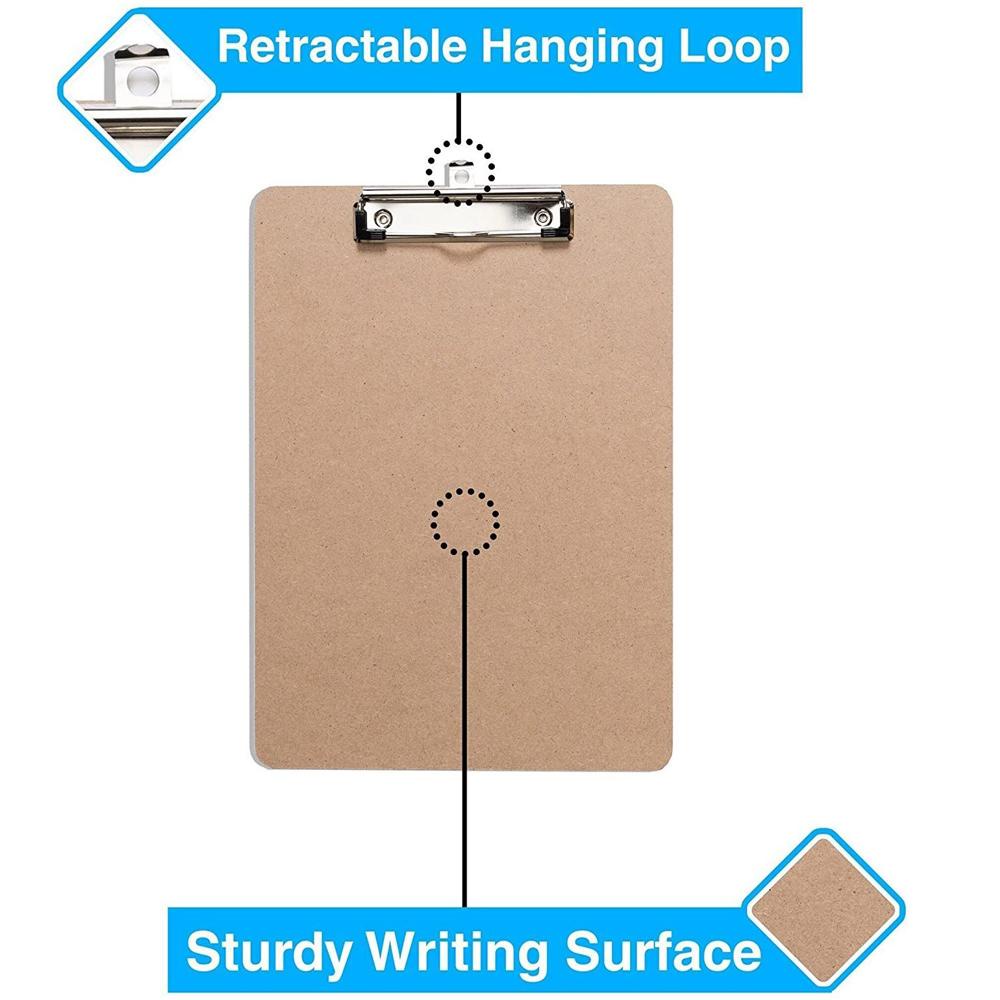 ELEGANT Bảng Kẹp Tài Liệu Khổ A4 Có Lỗ Treo Tiện Dụng Cho Học Sinh