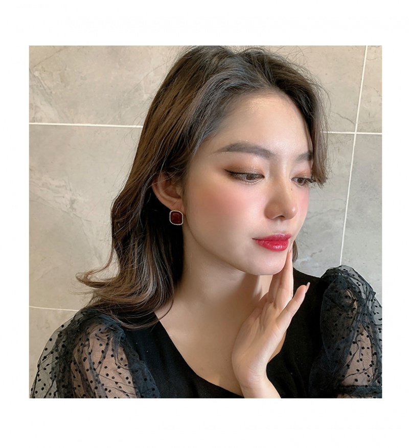 Khuyên Tai Thời Trang Phong Cách Retro Hàn Quốc