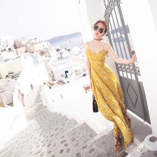 Đầm maxi đan dây