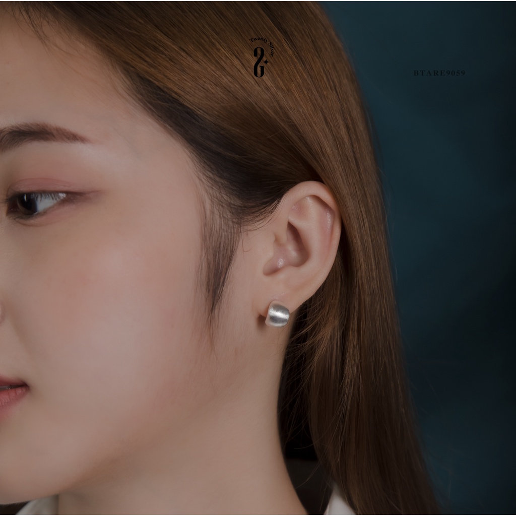 Khuyên Tai Bạc Nữ S925 Moon BTARE9059. Bông Tai Bạc Nữ S925 20Silver