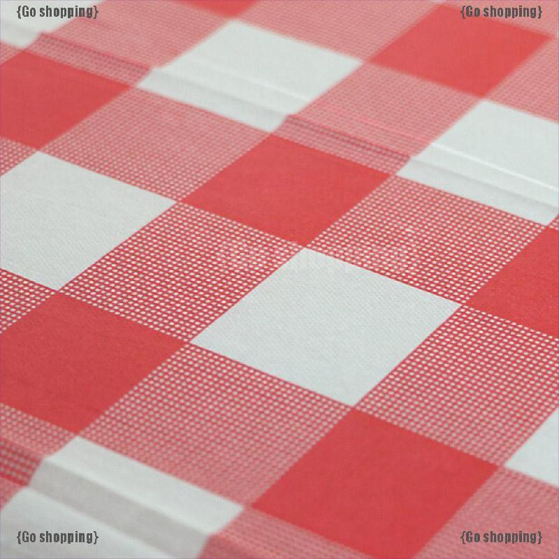 Khăn Trải Bàn Họa Tiết Sọc Caro Đáng Yêu Tiện Lợi Dễ Sử Dụng