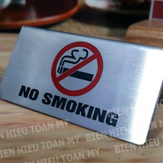 Biển Không Hút Thuốc để bàn