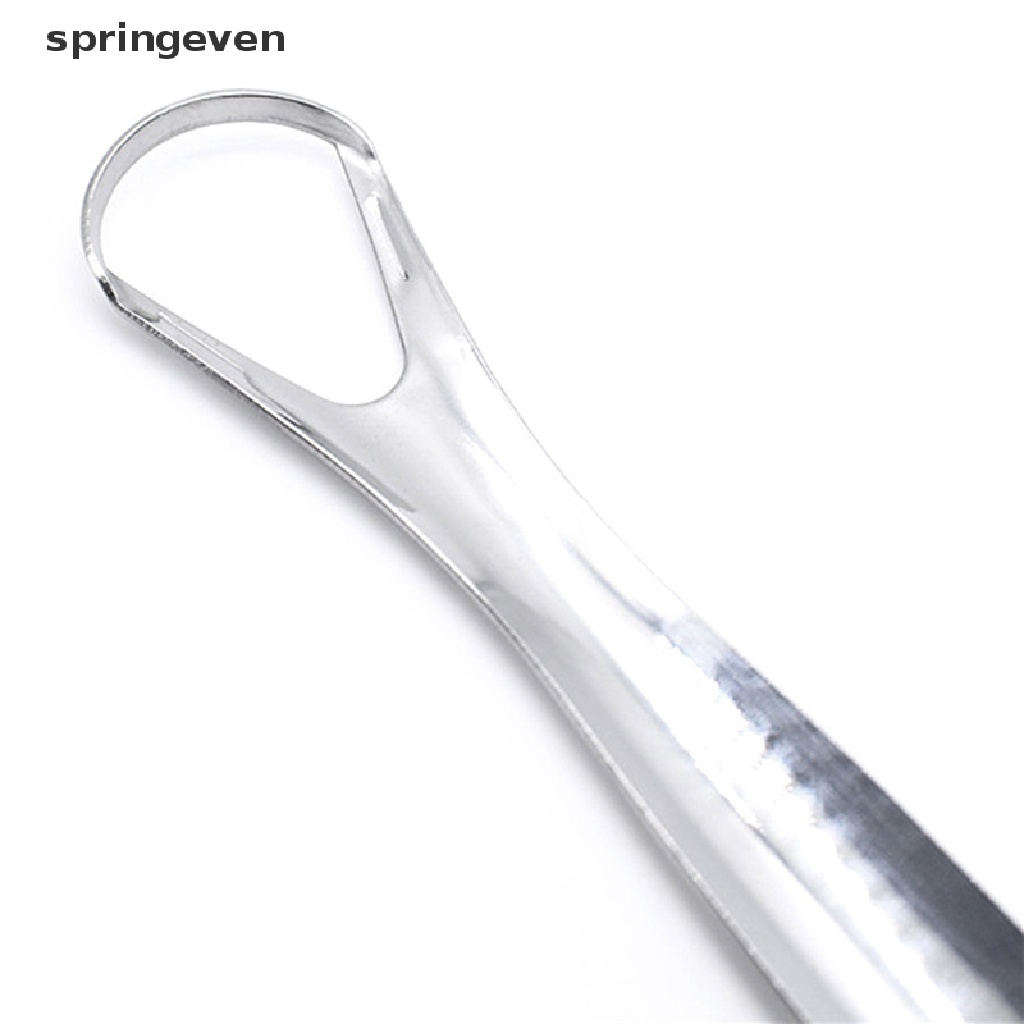 Set 2 Dụng Cụ Cạo Lưỡi Bằng Thép Không Gỉ Vệ Sinh Chăm Sóc Răng Miệng