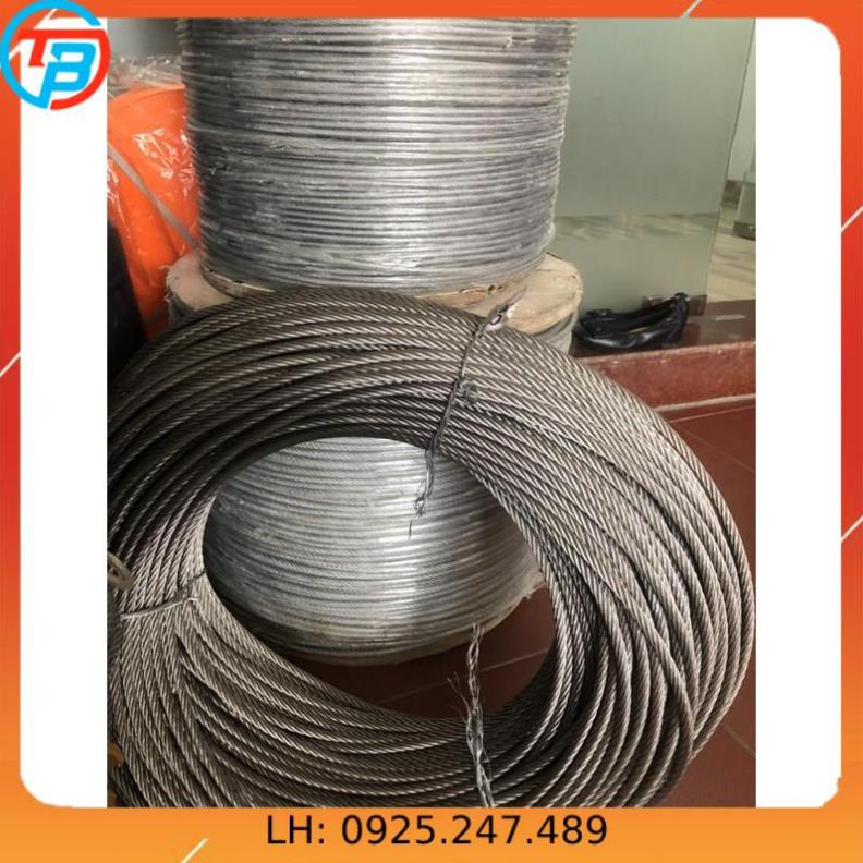 Cáp thép mạ phi 10 mm