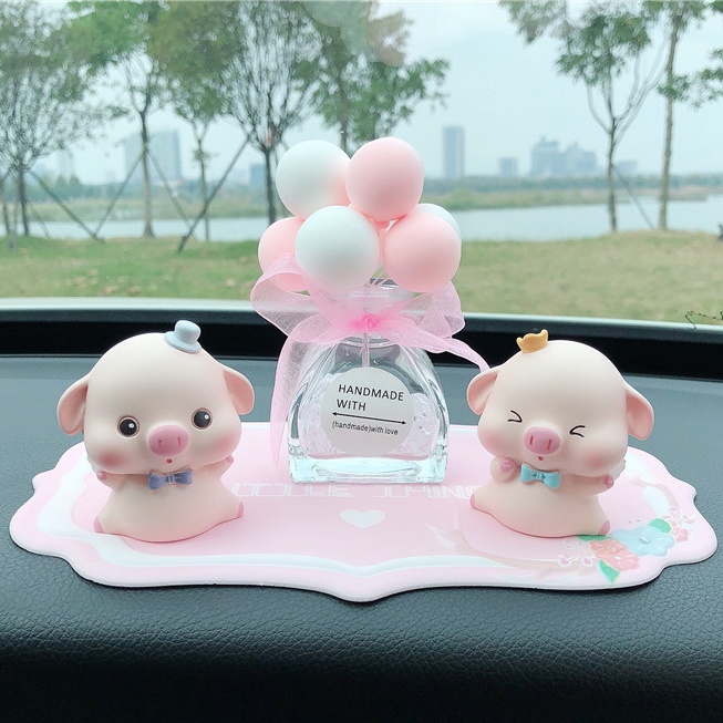 Decor Phòng Ngủ Set Heo Đeo Nơ Xanh Trang Trí Bàn Làm Việc Bàn Học Phòng Khách Taplo Xe Ô Tô Decoroto Cao Cấp Giá Rẻ