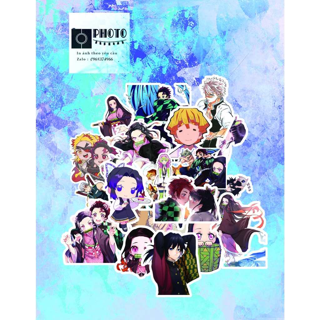 SET 20 - 30 Sticker In Theo Yêu Cầu  Idol , Anime , Game , Ảnh tự chụp , Diễn viên .....