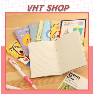 Sổ tay mini 12*8,5cm, 40 trang (có nhiều mẫu bìa, shop giao ngẫu nhiên)