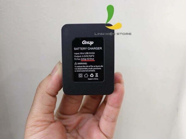 Dock sạc đôi camera hành trình SJ9 Series / Dock sạc đôi Gitup G3 Duo