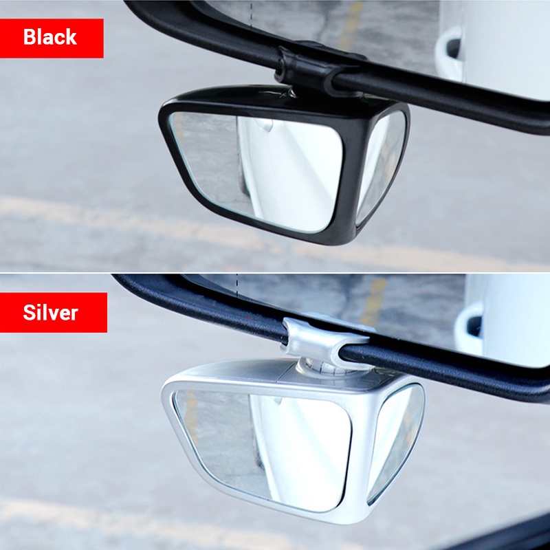 Gương chiếu hậu loại bỏ điểm mù SEAMETAL trước và sau dạng tròn nhỏ xoay được 360 độ thông dụng cho xe hơi