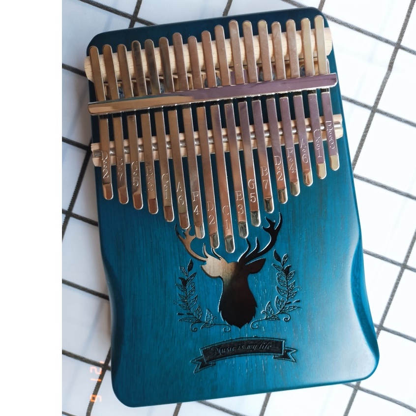 Đàn Kalimba gỗ 17 phím cá voi chính hãng cao cấp freeship