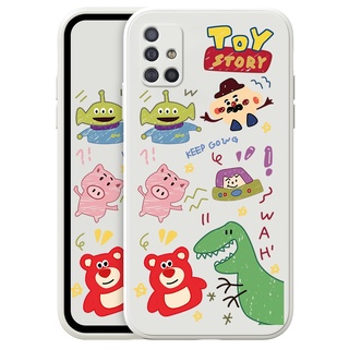 Ốp Điện Thoại Họa Tiết Hoạt Hình Toy Story Cho Samsung Galaxy A51 A71 M40S M31 M51 A10 A10S A20 A20S A30 A01CORE A215G Phone Casing  Silicon Fashion Camera Lens Protector Full Cover simple Liquid silicone Cases
