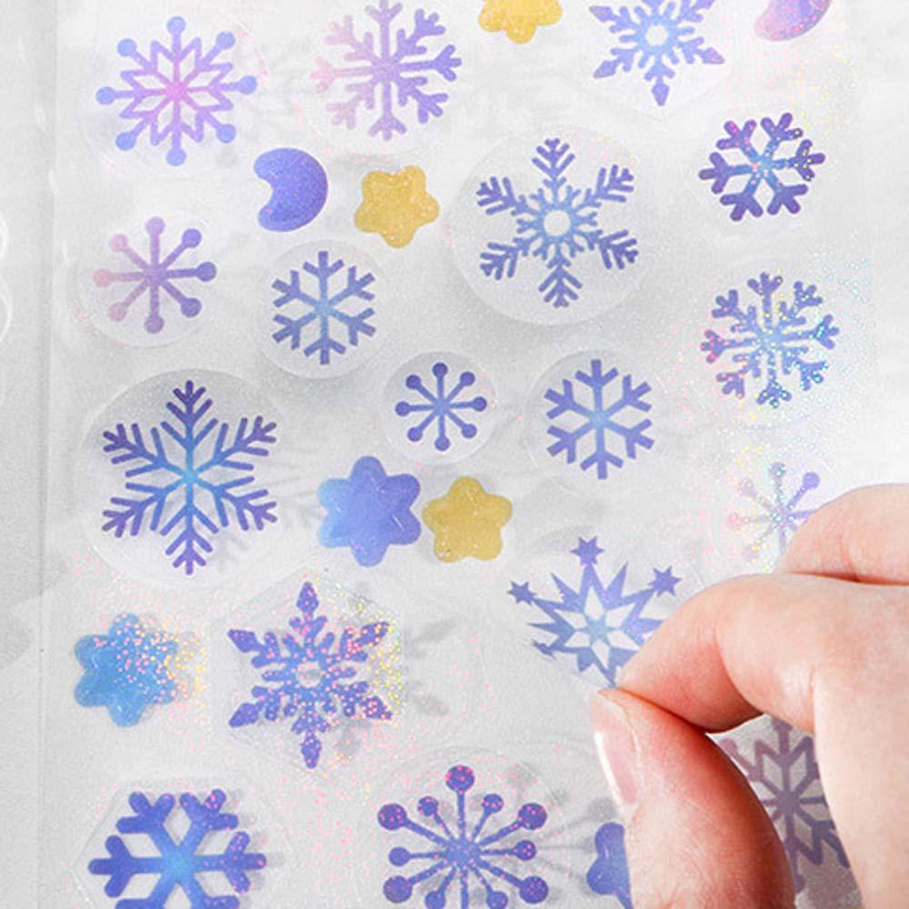 Lloyd Nhãn Dán Trang Trí Nhật Ký Album Hình Bướm Bông Tuyết Ngôi Sao Màu Xanh Dương Lấp Lánh