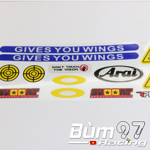 Vỉ Tem Gives You Wings Phản Quang