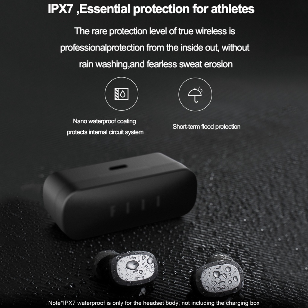 Tai nghe không dây Fiil T1 Lite Tws bluetooth 5.2 không thấm nước Ipx7 kèm mic