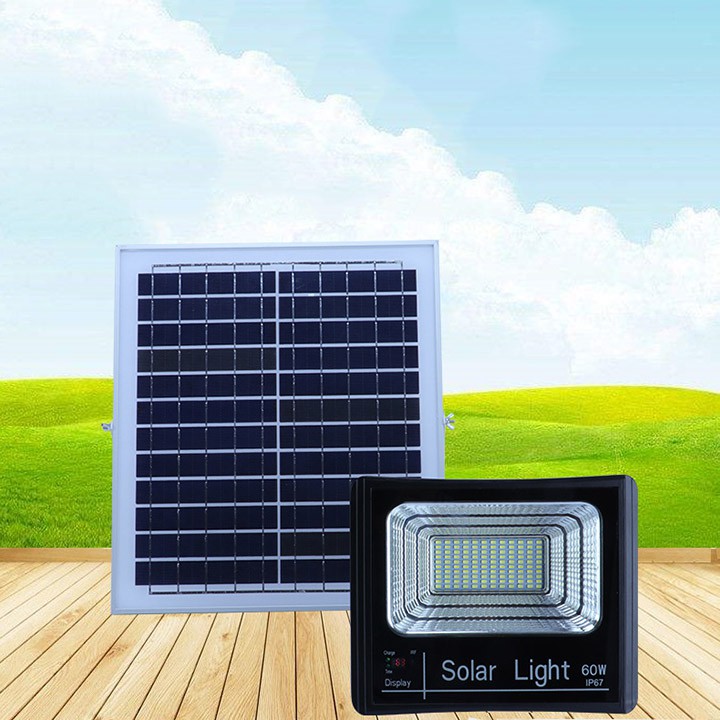 Đèn Led Pha Năng Lượng Mặt Trời - Đèn Pha Solar Light Công Suất Cao 25w/40w/60w D11 - Có Điều Khiển