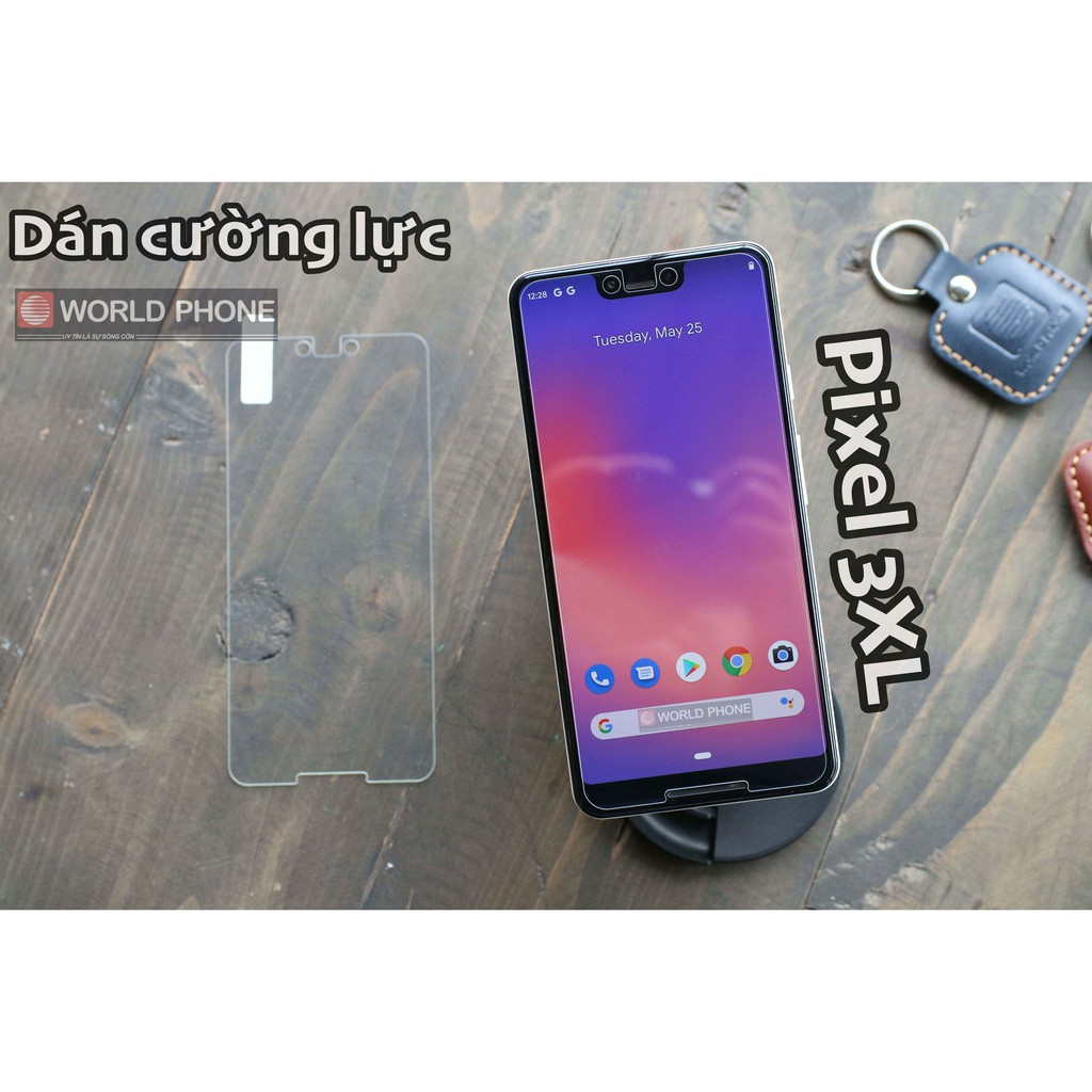 Dán màn hình GG Pixel 3 và Pixel 3XL, Dán Cường lực Google GG Pixel 3, Pixel 3 XL, Tặng gói khăn lau