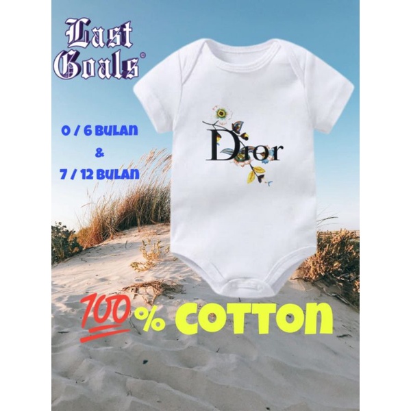 Dior Bộ Áo Liền Quần / Jumpsuit Xinh Xắn Thời Trang Cho Bé 0 1 2 3 4 5 6 7 8 9 10 11 12 Tháng / 1 Tuổi / bodysuit / bodysuit / 11 Tháng / Bé Gái Bộ Đồ bodysuit / Quần Áo Bé Trai / Bé Gái