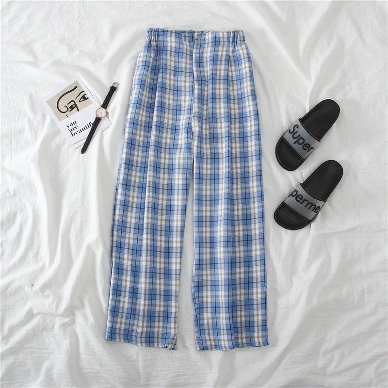 Sét áo phông mũi khoan + quần kẻ nhiều màu