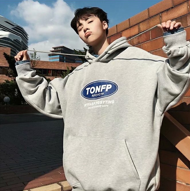 Áo hoodie tay dài kiểu dáng thời trang phong cách Hàn Quốc (M-5Xl)