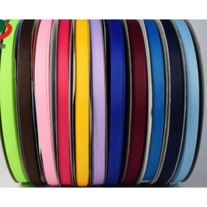 D11 - 10 mét Ruy băng gân 1cm làm phụ kiện handmade