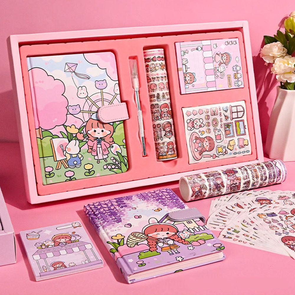 Bộ Sticker Dán Trang Trí Sổ Tay Hình Nàng Tiên Mini Dễ Thương