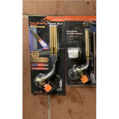 Khò gas mini ống dẫn đồng 1 nòng và 2 nòng