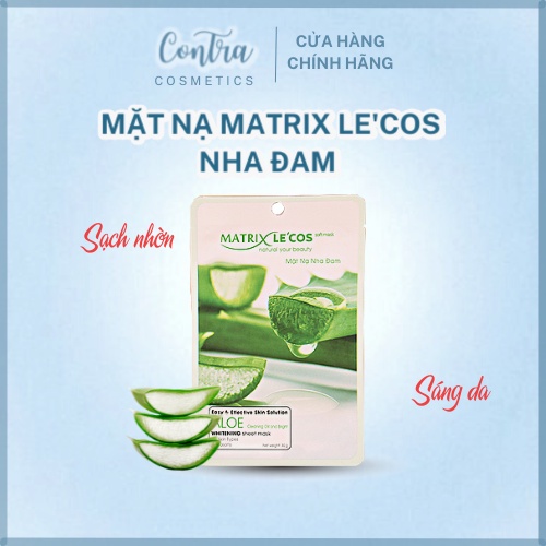 Mặt nạ Nha Đam Matrix Le'cos I Contra Cosmetics