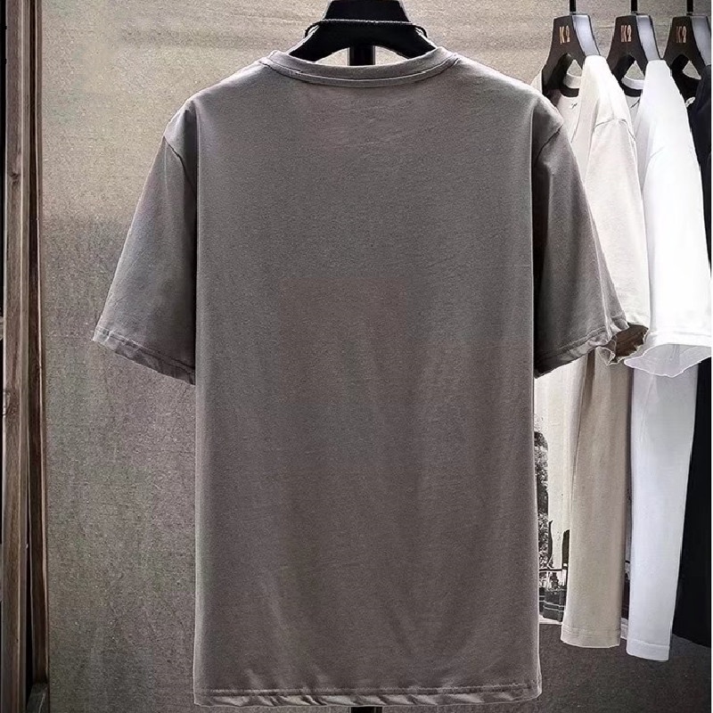 Áo thun tay ngắn dáng rộng in họa tiết hoạt hình phong cách đường phố hiphop Hàn Quốc size M-3XL