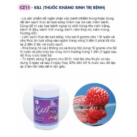 Bột cz11 Thái trộn làm sạch thức ăn tươi cho cá cảnh