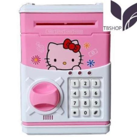 Két sắt Mini chơi cho bé hình doremon và kitty