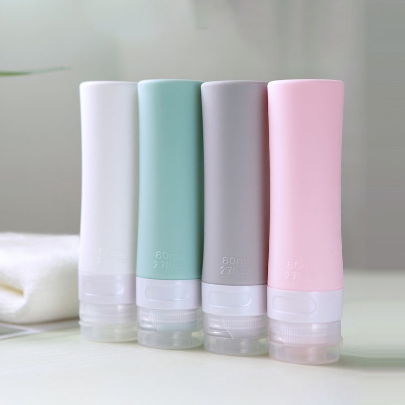 Set 3 Chai Silicone Đựng Mỹ Phẩm Tiện Lợi Khi Đi Du Lịch