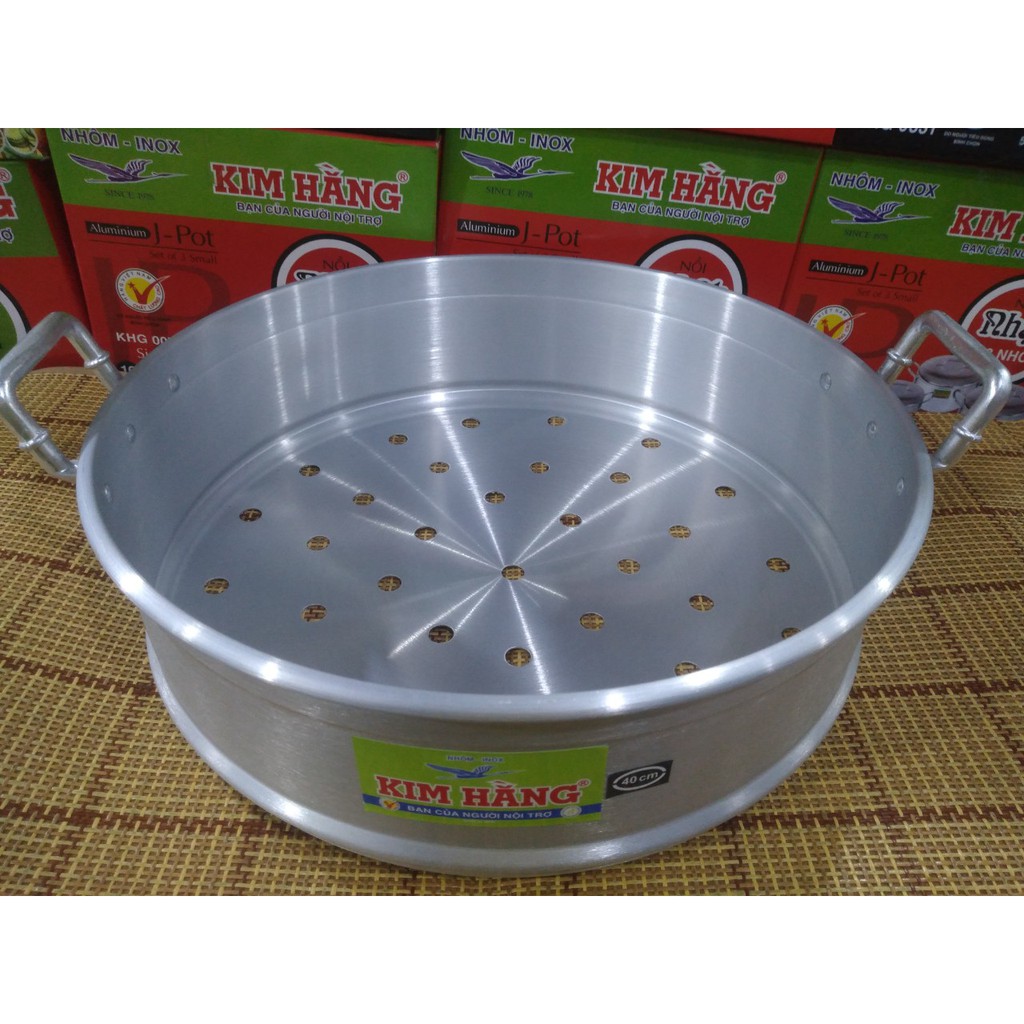 Xửng hấp Kim Hằng 32, 34, 36, 38, 40cm 1 đáy và 1 ngăn